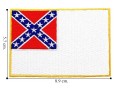 Confederate Flag Style-7 Embroidered Iron On Patch