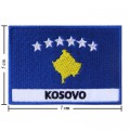 Kosovo Nation Flag Style-2 Embroidered Iron On Patch