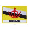 Brunei Nation Flag Style-2 Embroidered Iron On Patch