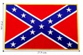 Confederate Flag Style-1 Embroidered Iron On Patch