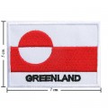 Greenland Nation Flag Style-2 Embroidered Iron On Patch