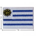 Uruguay Nation Flag Style-1 Embroidered Iron On Patch