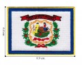 West Virginia State Flag Embroidered Iron On Patch