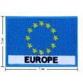 Europe Nation Flag Style-2 Embroidered Iron On Patch