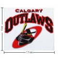 Calgary Outlaws Style-1 Embroidered Iron On Patch