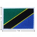 Tanzania Nation Flag Style-1 Embroidered Iron On Patch