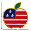 Apple New York Style-1 Embroidered Iron On Patch