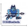 Central Connecticut State Blue Devils Style-1 Embroidered Iron On Patch