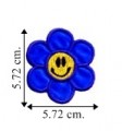 Colored Daisy Style-17 Embroidered Iron On Patch