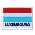 Luxembourg Nation Flag Style-2 Embroidered Iron On Patch