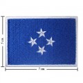 Micronesia Nation Flag Style-2 Embroidered Iron On Patch