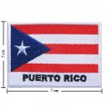 Puerto Rico Nation Flag Style-2 Embroidered Iron On Patch