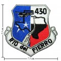 Texas Fierro Rio Del 430 Embroidered Iron On Patch