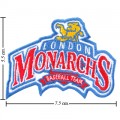 London Monarchs Style-1 Embroidered Iron On Patch