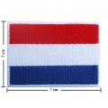 Netherlands Nation Flag Style-1 Embroidered Iron On Patch