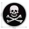 Skull & Crossbone jolly roger Embroidered Iron On Patch