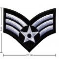 US Army Stripe Style-11 Embroidered Iron On Patch