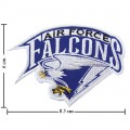 Air Force Falcons Primary Style-1 Embroidered Iron On Patch