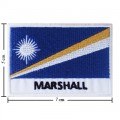 Marshall Nation Flag Style-2 Embroidered Iron On Patch