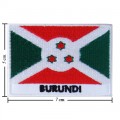 Burundi Nation Flag Style-2 Embroidered Iron On Patch