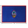 Guam Nation Flag Style-1 Embroidered Iron On Patch