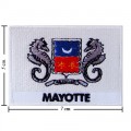 Mayotte Nation Flag Style-2 Embroidered Iron On Patch