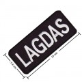 Lagdas Embroidered Iron On Patch