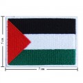 Palestine State Nation Flag Style-1 Embroidered Iron On Patch