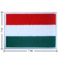 Hungary Nation Flag Style-1 Embroidered Iron On Patch