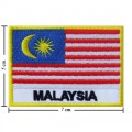 Malaysia Nation Flag Style-2 Embroidered Iron On Patch