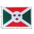 Burundi Nation Flag Style-1 Embroidered Iron On Patch