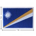 Marshall Nation Flag Style-1 Embroidered Iron On Patch