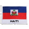 Haiti Nation Flag Style-2 Embroidered Iron On Patch