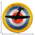Military Target US Top gun Embroidered Iron On Patch