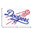 Los Angeles Dodgers Round Style-1 Embroidered Iron On Patch