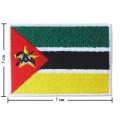 Mozambique Nation Flag Style-1 Embroidered Iron On Patch