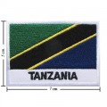 Tanzania Nation Flag Style-2 Embroidered Iron On Patch