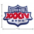 Super Bowl XXXIV 1999 Style-34 Embroidered Iron On Patch