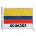 Ecuador Nation Flag Style-2 Embroidered Iron On Patch